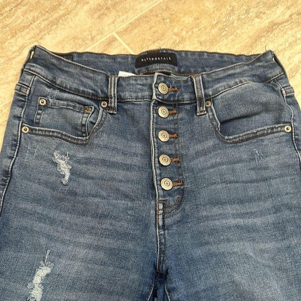 Aeropostale High-rise button front Jeans - Picture 3 of 7